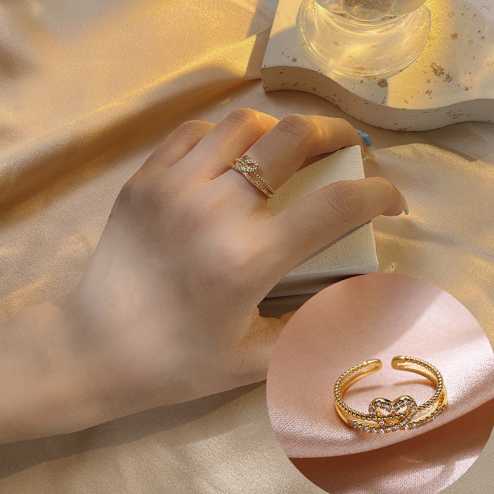 💛 Loving Heart Zirkonia-Ring