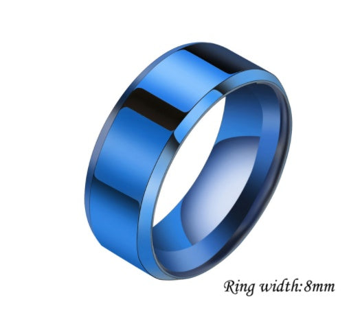 💍 Edelstahlringe (in vielen Farben)