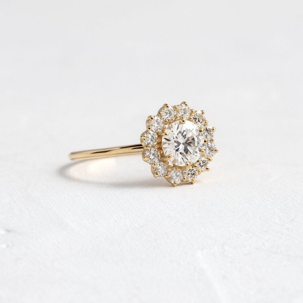 ❄️Zirkonia-Ring mit funkelnden Schneeflocken