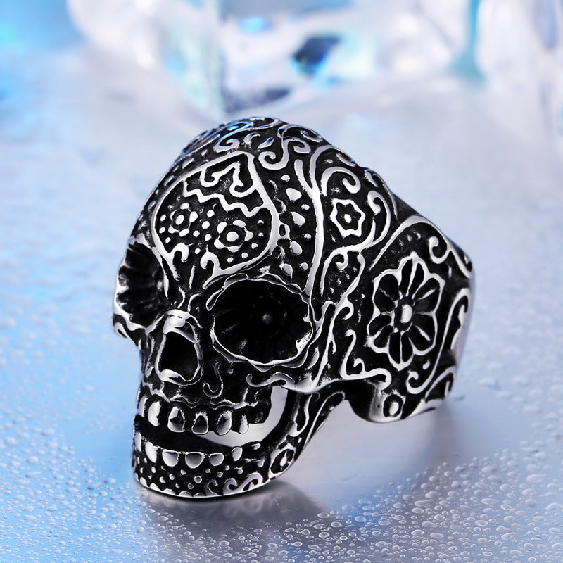 ☠️ Totenkopf Style Ring