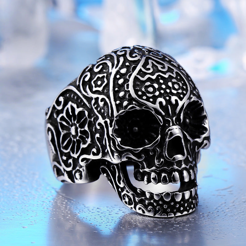 ☠️ Totenkopf Style Ring