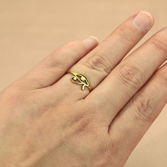 HORUS ICON - Symbolischer Ring im ägyptischem Style