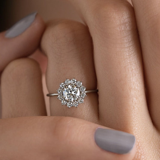 ❄️Zirkonia-Ring mit funkelnden Schneeflocken