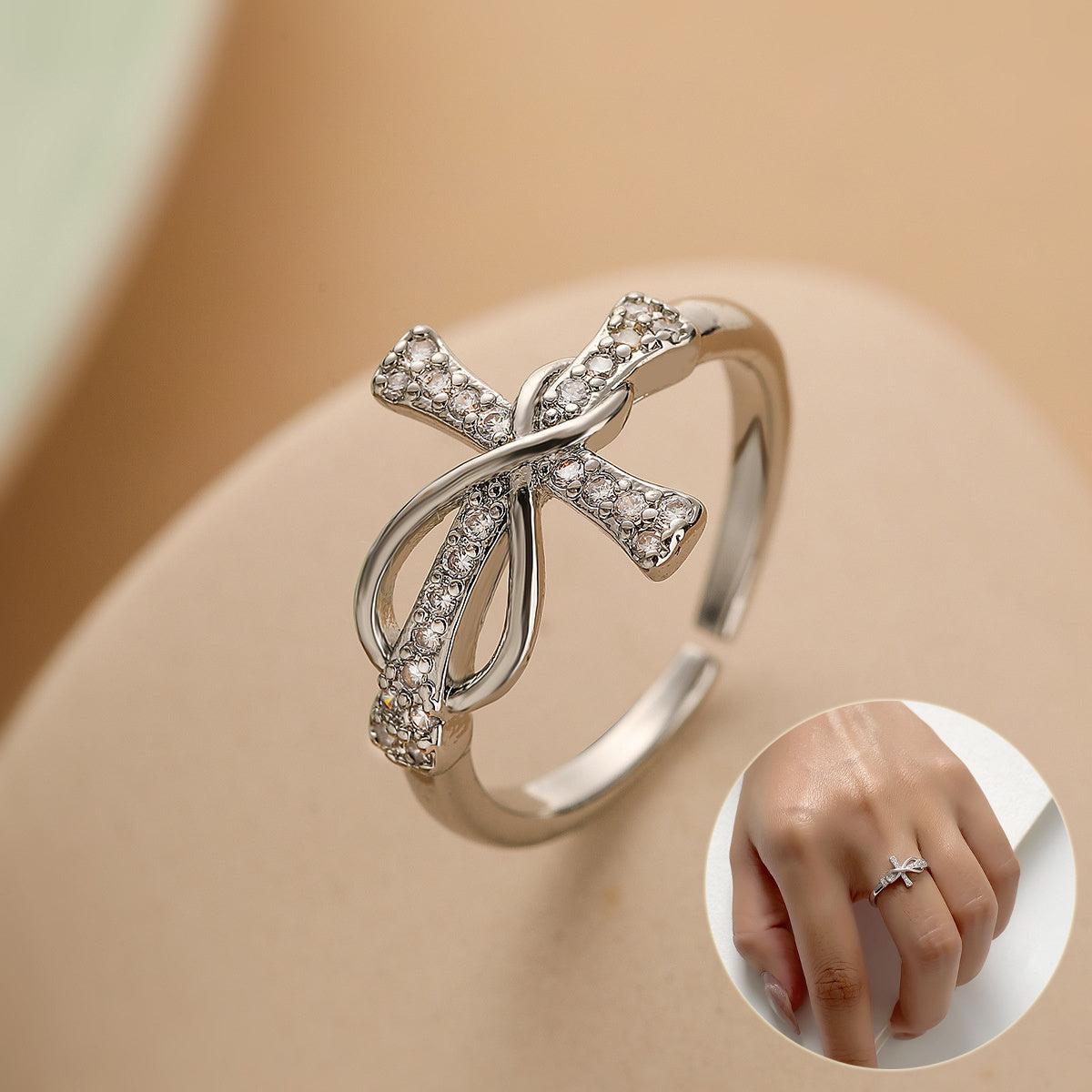 CROSS SIGNATURE - Markanter Ring mit Kreuzmotiv